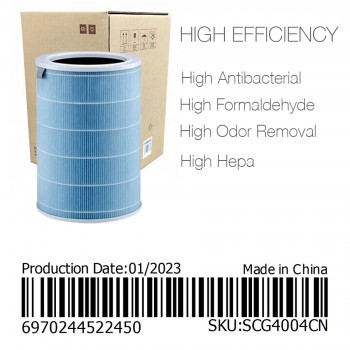 Xiaomi Mi Smart Air Purifier Pro / 2 / 2s / 2h / 3h / Model 4   Uyumlu Çipli Hepa Filtre  Mavi