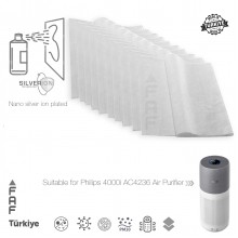 10 Adet Philips AC4236 Hava Temizleyici FY4440 Filtre Üstüne Uyumlu İlave Elekrostatik Toz Tutucu Koruyucu  Ön Filtre