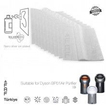 10 Adet Dyson BP01 Hava Temizleyici  Filtre Üstüne Uyumlu İlave Elektrostatik Toz Tutucu Koruyucu  Ön Filtre
