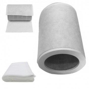 10 Adet  Mi Air Purifier 1/2H/2C/2S/3H/3C/Pro Filtre Üstüne Nano Gümüş İyonlu  Tam Elektrostatik Toz Tutucu