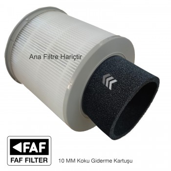 Xiaomi Mi Smart Air Purifier 4 Compact Hava Temizleyici Filtre İçi Uyumlu Şarj edilebilir Karbonlu Koku Giderci İç Kartuş  10MM