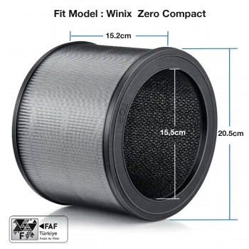 Winix  Zero Compact O Filtre  Faf Filtre TrueHepa 14 Natural