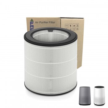 Philips FY0194/30 Filtre - 800i Serisi Philips AC0850, Philips AC0830, AC0817, AC0819, AC0820 Filtresi ile Uyumlu Natural Beyaz NanoProtec Faf True Cam Hepa 