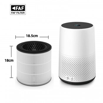 Philips FY0293/30 Filtre - 800i Serisi Philips AC0850/11, Philips AC0830, AC0817, AC0819, AC0820 Filtresi ile Uyumlu Natural Beyaz Faf True Cam Hepa 