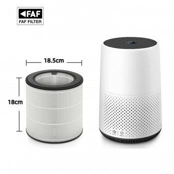 Philips FY0194/30 Filtre - 800i Serisi Philips AC0850, Philips AC0830, AC0817, AC0819, AC0820 Filtresi ile Uyumlu Natural Beyaz NanoProtec Faf True Cam Hepa 