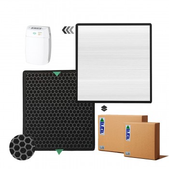 Fakir Luminoso Smart Filtre Hava Temizleyici Uyumlu FAF Marka Hepa Karbon Birleşik Filtre  Beyaz Natural