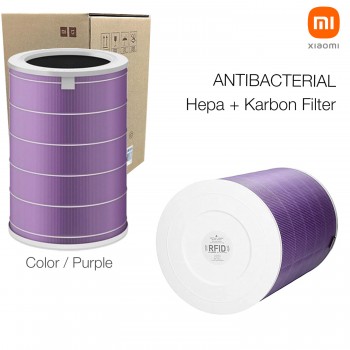 Xiaomi Mi Air Purifier Filtre 2H 2C 2S 3H 3C PRO Orjinal Çipli Rfid Yedek Filtre Mor Antibakteriyel